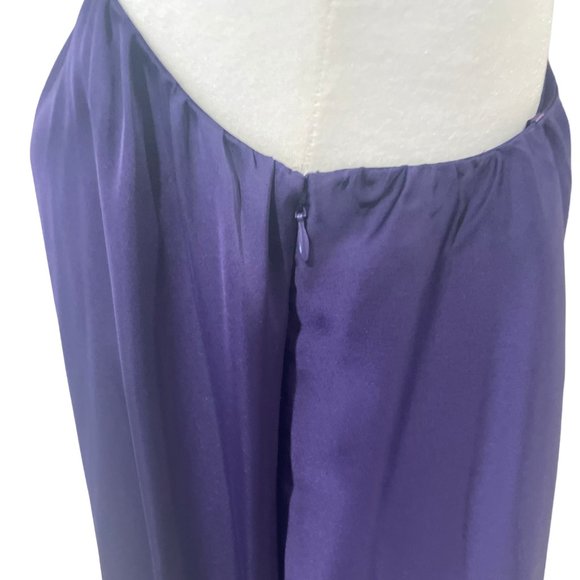 Cache One ShoulderPurple Dress, Size 4 - Picture 7 of 8